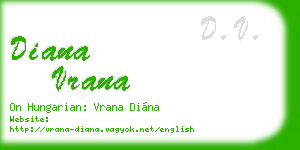 diana vrana business card