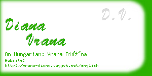 diana vrana business card
